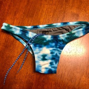 Jolyn Brazilian Cut Patterned Bikini Bottom